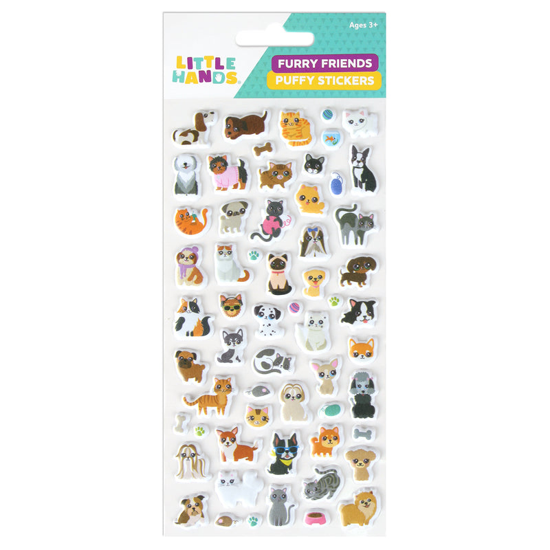 STLHPK: Squishy Stickers - Puppies & Kittens (12pcs/pk)-zoom-