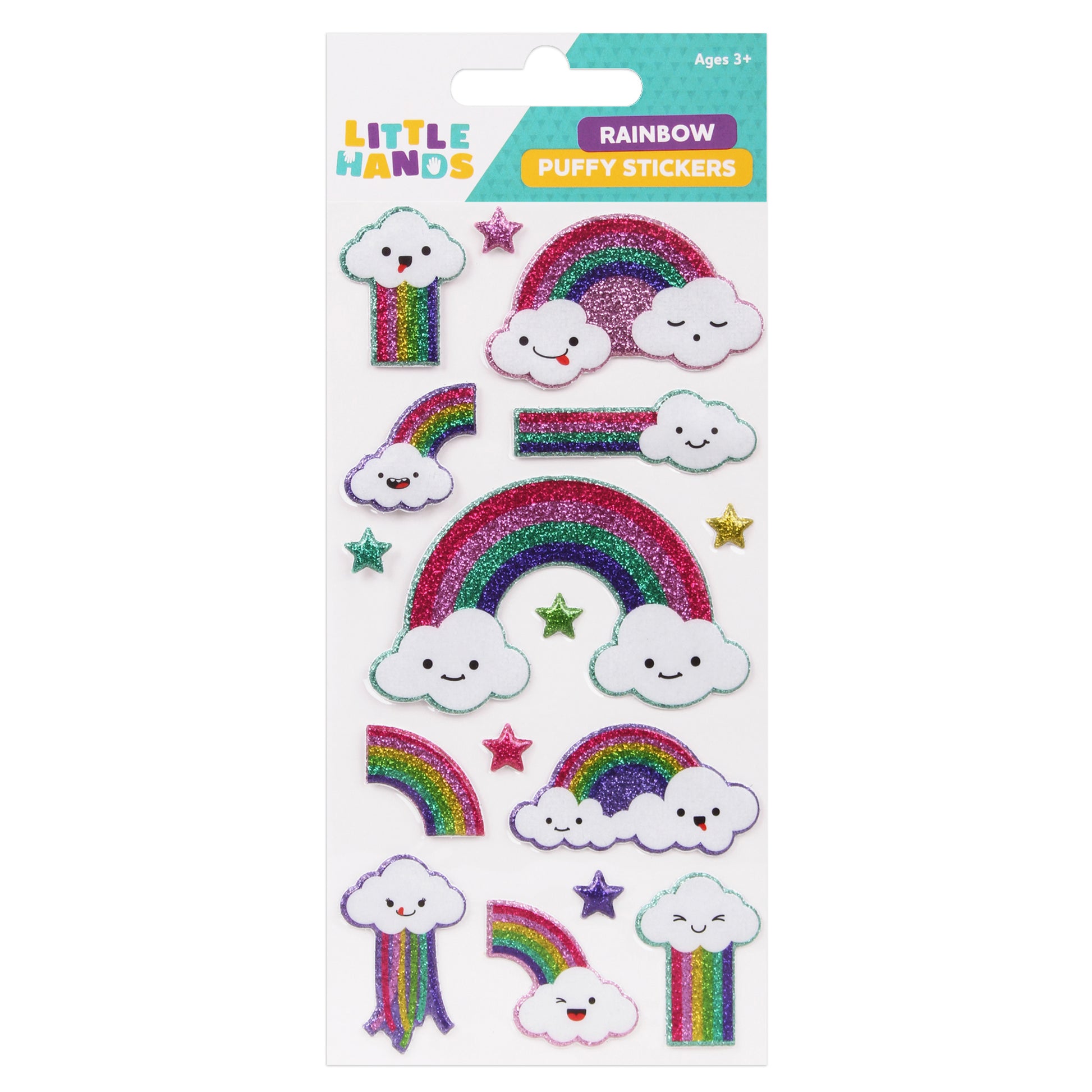 Glitter Stickers - Rainbow
