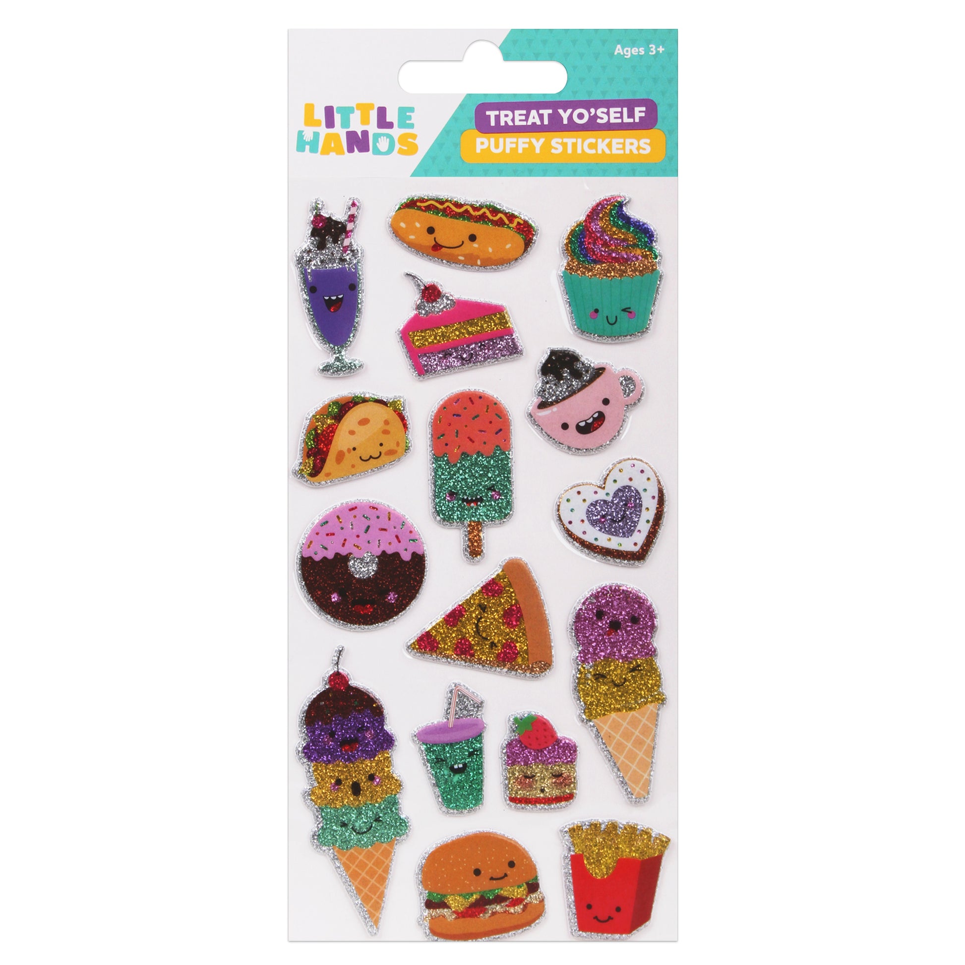 Glitter Stickers - Treat Yoself