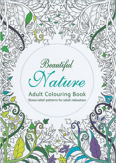Adult Colouring Book -  Beautiful Nature