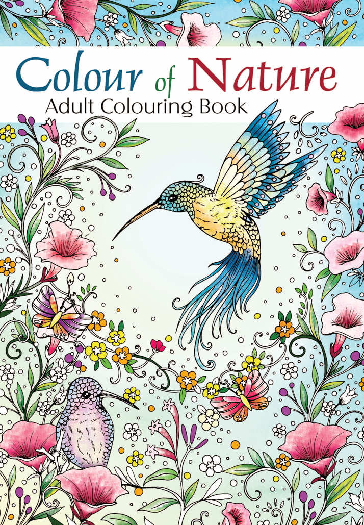 CBADCN: Adult Colouring Book - Colour of Nature (5pcs/pk)-zoom-