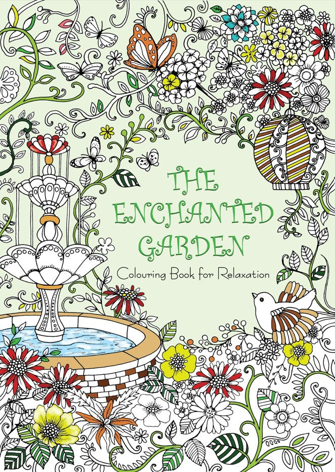 CBADEG: Adult Colouring Book - The Enchanted Garden (5pcs/pk)-zoom-1