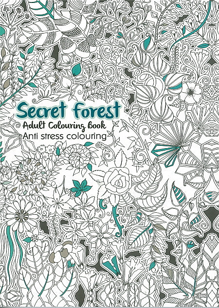 Adult Colouring Book -  Secret Forest