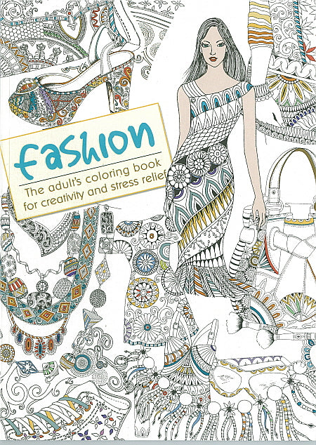 Adult Colouring Book -  Fashion