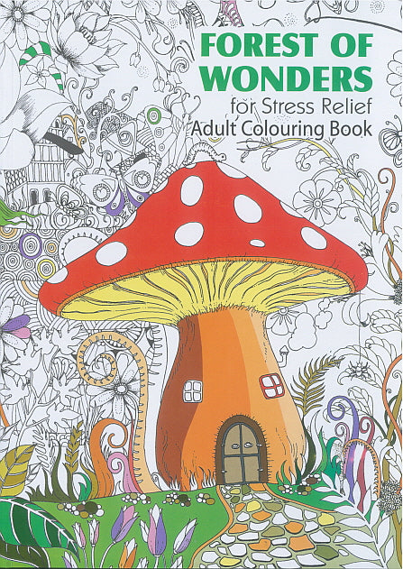 Adult Colouring Book - Forest of Wonders