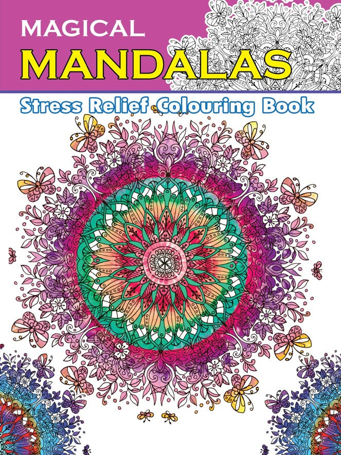 CBADMA: Adult Colouring Book - Magical Mandalas (5pcs/pk)-1