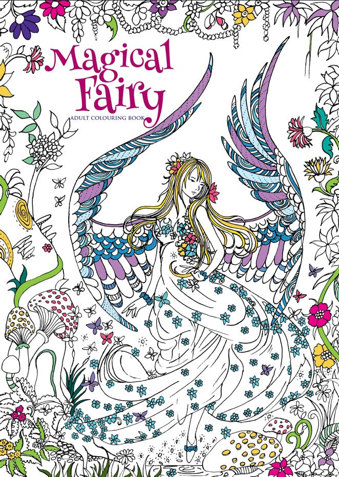 CBADMF2: Adult Colouring Book - Magical Fairy (5pcs/pk)