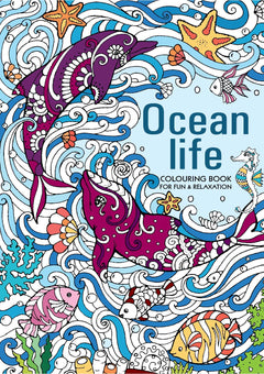 Adult Colouring Book - Ocean Life