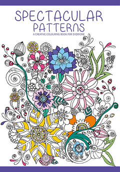 Adult Colouring Book - Spectacular Patterns
