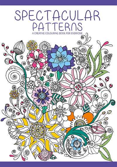 CBADSP: Adult Colouring Book - Spectacular Patterns (5pcs/pk)-zoom-