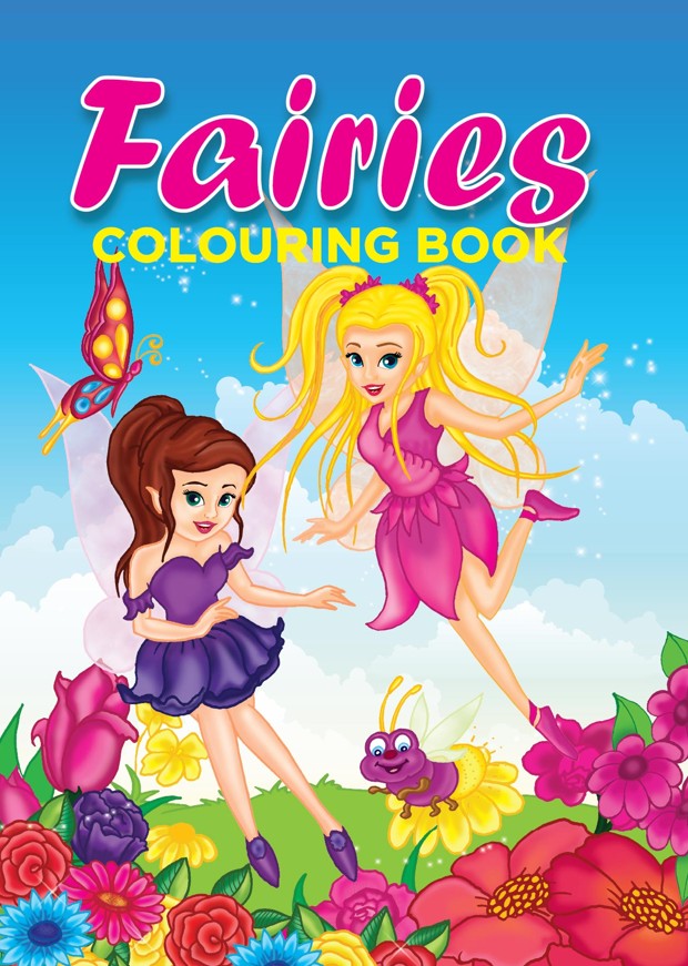 CBCBFA4: Colouring Book: Fairies (10pcs/pk)