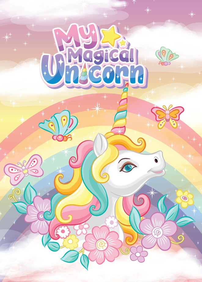 CBCBMU: Colouring Book: My Magical Unicorn (10pcs/pk)-zoom-