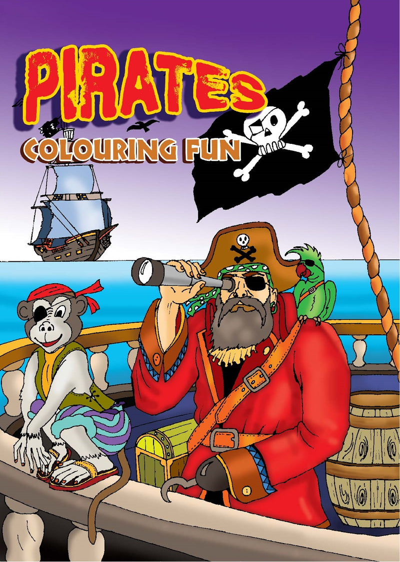 CBCBPI4: Colouring Book: Pirates 4 (10pcs/pk)-zoom-