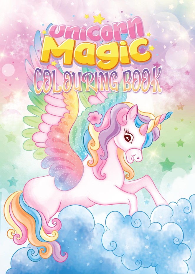 CBCBUM: Colouring Book: Unicorn Magic (10pcs/pk)-zoom-1