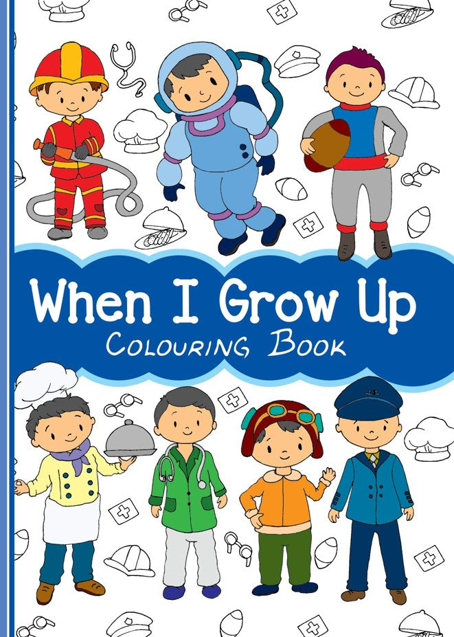 CBCBWI: Colouring Book: When I Grow Up (10pcs/pk)-zoom-