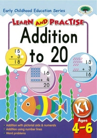 CBL1A20: Learn & Practise (K1) Addition to 20 (10pcs/pk)-zoom-