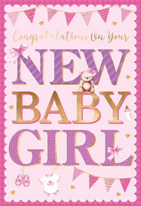 DL1613: Deluxe - Baby Girl (12pcs/pk)-zoom-