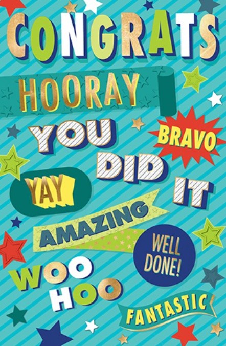 DL1727: Deluxe - Congratulations (12pcs/pk)-zoom-
