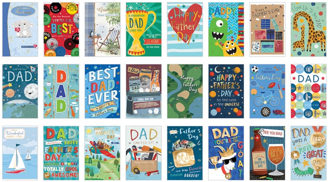 Deluxe Father's Day Assorted 48pcs (No Stand)-zoom-1