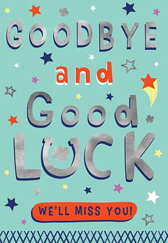 DL1307: Deluxe - Goodbye and Good luck (12pcs/pk)-zoom-
