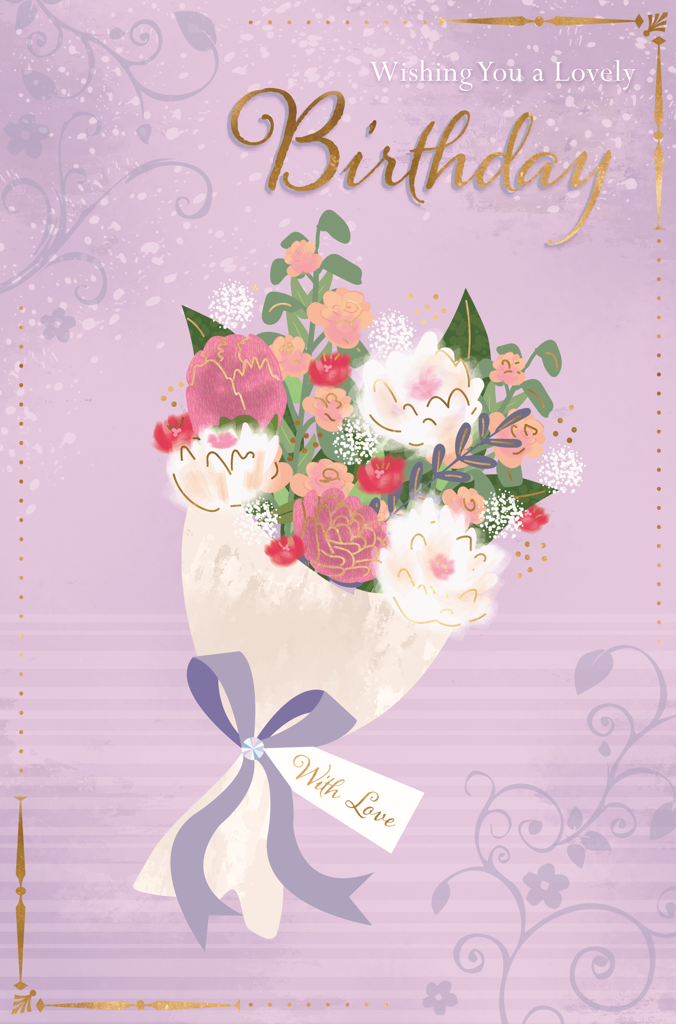 EL1415: Elegance Happy Birthday (6pcs/pk)-zoom-