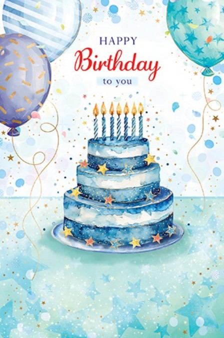 EL1638: Elegance Happy Birthday (6pcs/pk)