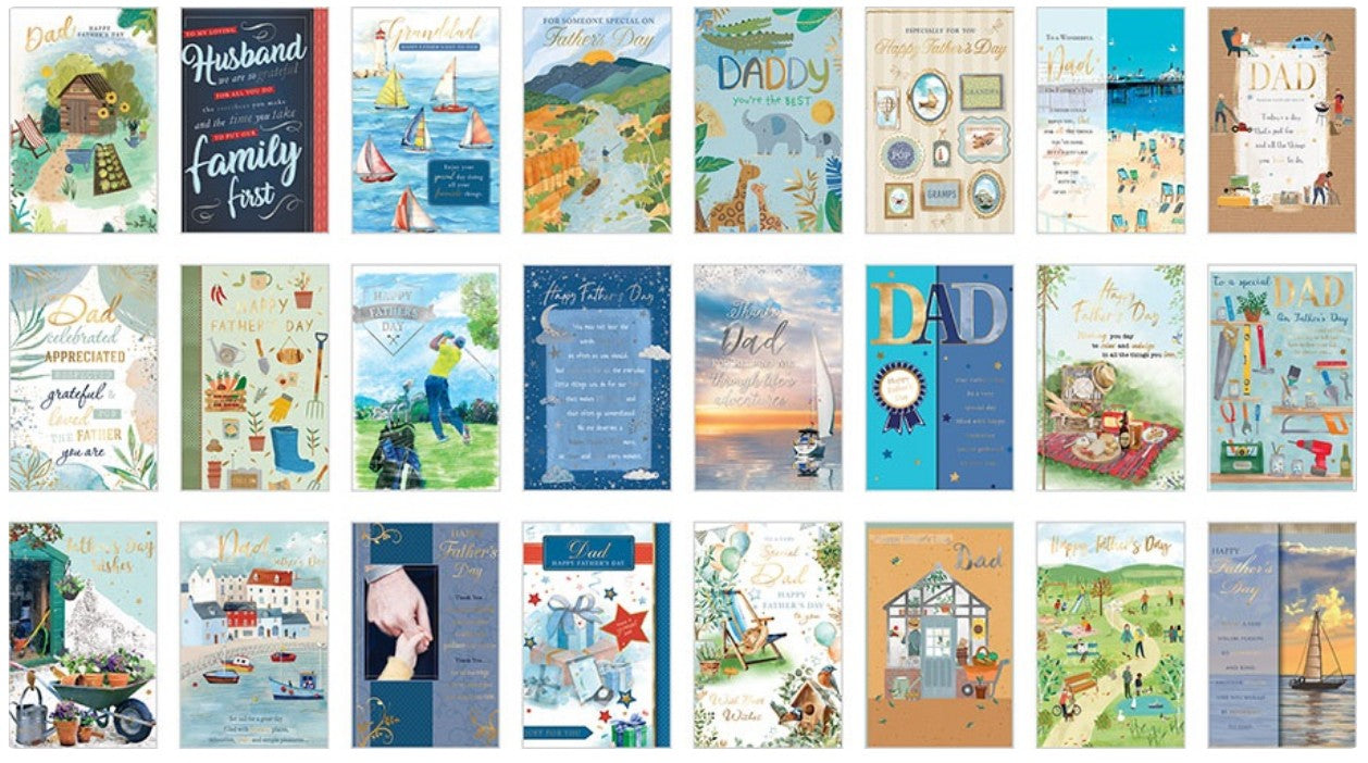 FD029: Elegance Father's Day Assorted 48pcs (No Stand)-zoom-1