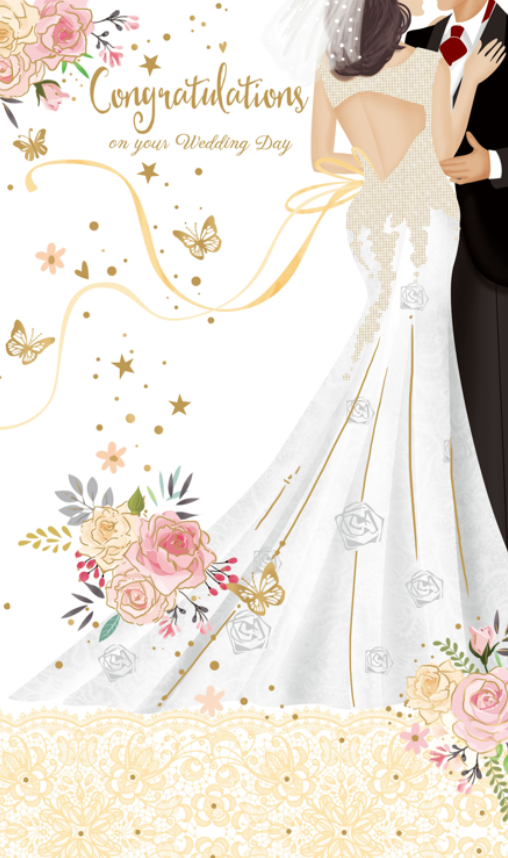 JD259: J-Card Wedding (12pcs/pk)-zoom-