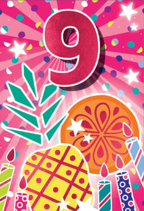 PA-09F-C: Party Age 9 Female (6pcs/pk)-zoom-