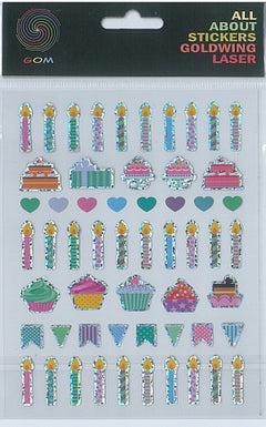 Sticker Laser Birthday