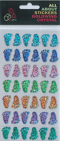 Sticker Crystal Feet (12pcs/pk)-zoom-