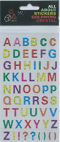 STCRUC: Sticker Crystal - ABC (12pcs/pk)-zoom-