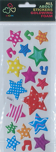 Sticker Foam - Star (12pcs/pk)-zoom-