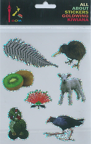 Sticker NZ Sticker - Kiwiana (12pcs/pk)-zoom-