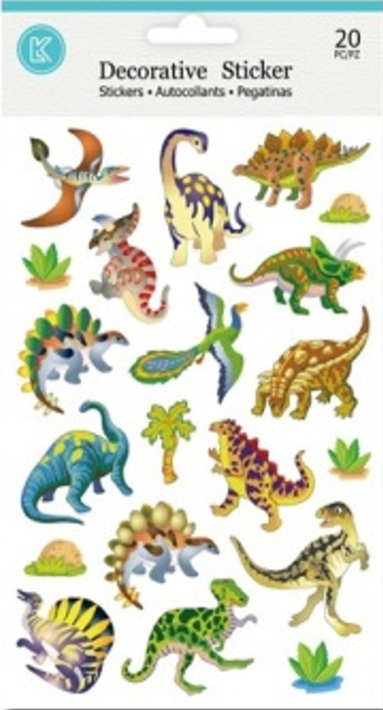 STPODI: Sticker Pop Up - Dinosaurs (12pcs/pk)-zoom-1