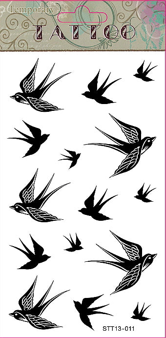 S1T13-11: Sticker Tattoo - Design 11 (12pcs/pk)-zoom-