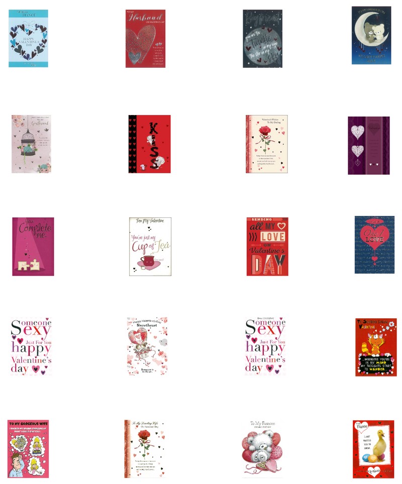 Valentines Deluxe Card Set 36 x 6-zoom-