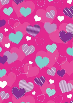 Folded wrap hearts