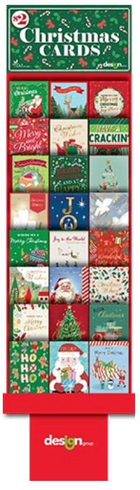 XDFULL240: Xmas Deluxe Cards 240pc Set with stand-zoom-