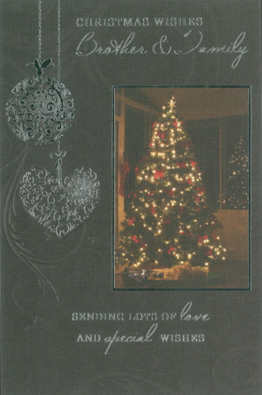 $3.90 Cards X-mas Brother & Family