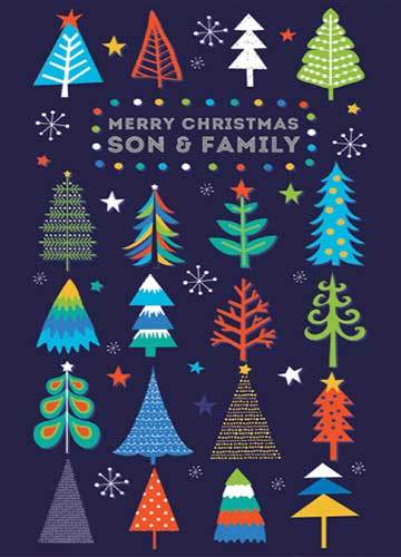 $3.90 Cards X-mas SON & FAMILY