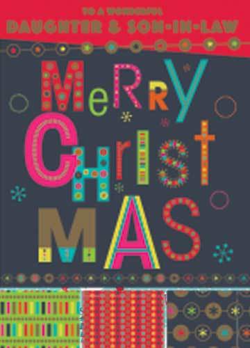 $3.90 Cards X-mas Daughter & SON-IN-LAW (6pcs/pk)-zoom-