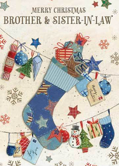 $3.90 Cards X-mas Brother & Sister-in-law