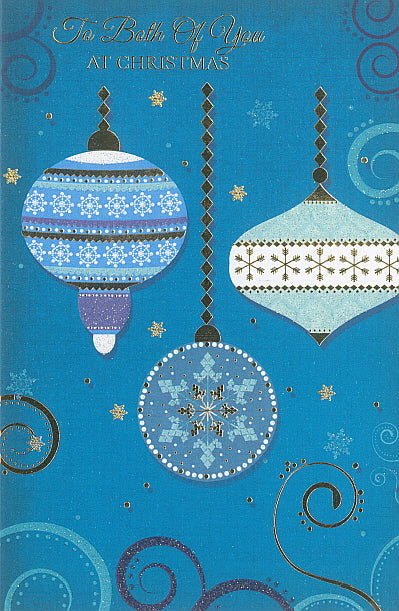 $3.90 Cards X-Mas To Both OF You (6pcs/pk)-zoom-