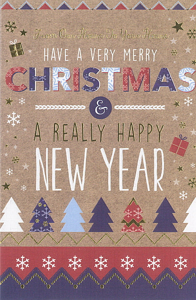 $3.90 Cards X-Mas From our house To Your House