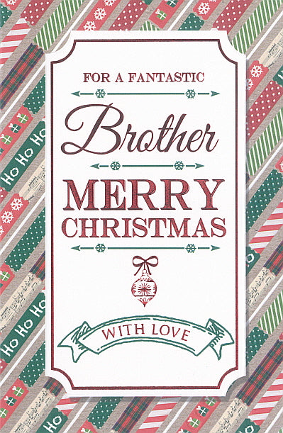 $3.90 Cards X-Mas Brother (6pcs/pk)-zoom-