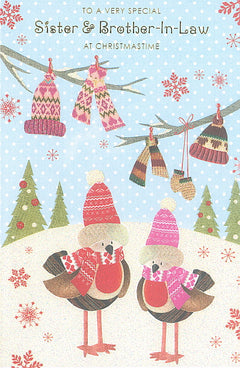 $3.90 Cards X-Mas Sister & Brother-in-law
