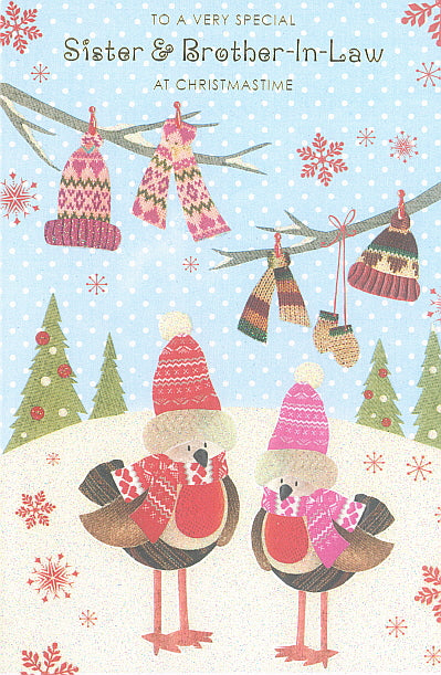 $3.90 Cards X-Mas Sister & Brother-in-law (6pcs/pk)-zoom-