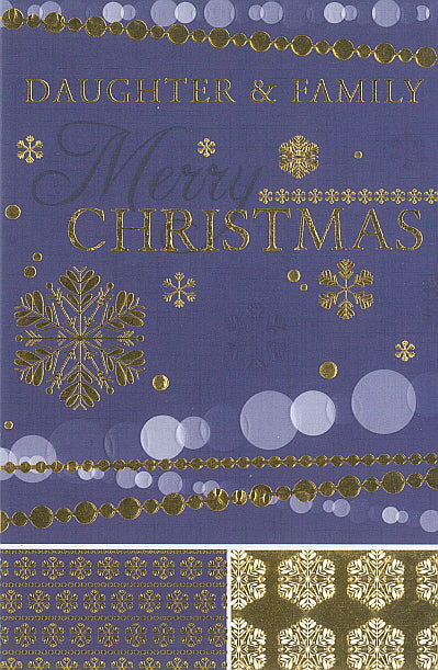 $3.90 Cards X-Mas Daughter & Family
