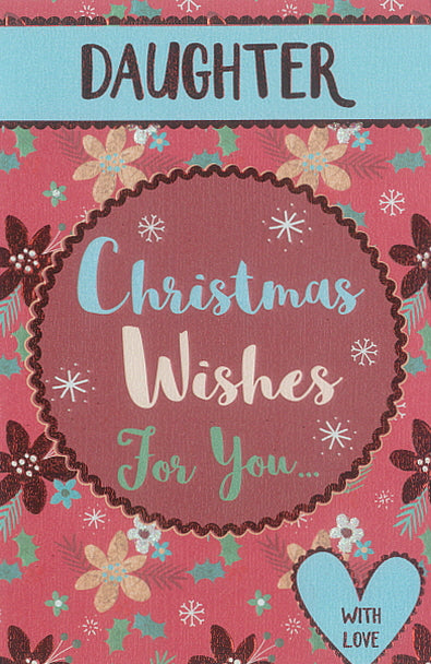 $3.90 Cards X-Mas Daughter (6pcs/pk)-zoom-
